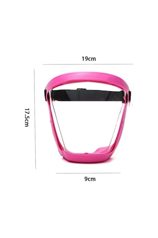 Tek Parça Koruyucu Maske Tam Yüz Toz Geçirmez Bisiklet Buğu Önleyici Gözlük Hd Maske Siyah