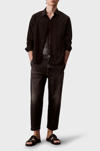 Calvin Klein Erkek Kot Pantolon Lv04rc741g X7y Siyah Siyah