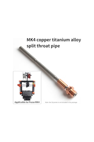 Konesam Prusa Mk4 İçin Bakır Titanyum Alaşımlı Ayrık Boğazlı Hottend Kit - Yüksek Sıcaklık Dayanıklı Ve Tıkanıklık Engellici 3d Yazıcı Aksesuarı