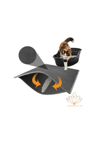 Elekli Kedi Tuvalet Önü Paspası Kedi Kumu Paspası Kedi Paspası Kumluk Hijyenik
