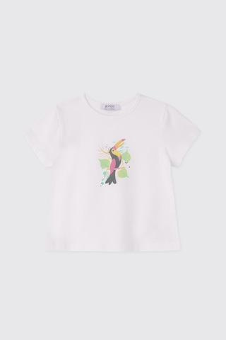 Panço Kız Bebek Şort Tişört 2'li Fuşya Alt Üst Takım 2611gb17027 Pembe