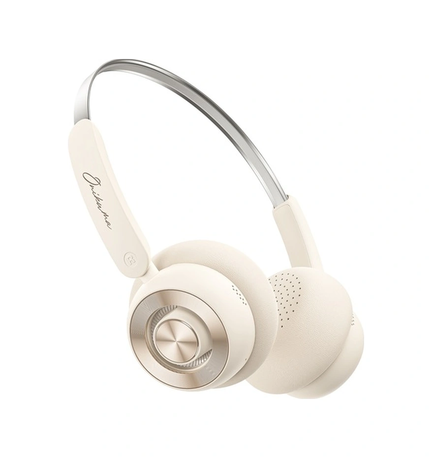 Fortunelane Onıkuma Gt820 Kafaüstü Kulaklık: Hafif, Gürültü Engelleme, Stereo Ses, 32mm Sürücü, Otomatik Bant, Bej