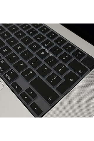 Apple Uyumlu MacBook Uk İngilizce Klavye Koruyucu Iso Ters L Enter M1-m5 A2681 A3113 A3240 A3449 A2941 A3241 A2