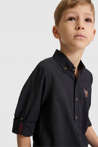 U.S. Polo Assn. Erkek Çocuk Siyah Gömlek Basic 50320263-vr046