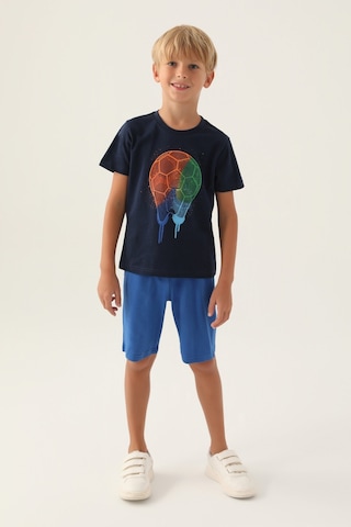 Rolypoly Soccer Lacivert Erkek Çocuk Bermuda Takım 5274-43129 Lacivert