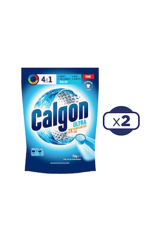 Calgon 4ü1 Arada Ultra Konsantre Toz Kireç Önleyici 2 x 750 G
