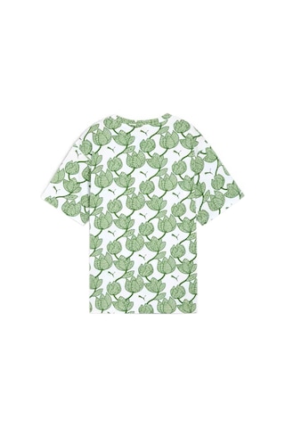 Puma Ess+ Blossom Aop Tee Yeşil Kadın Kısa Kol T-shirt 000000000101909265
