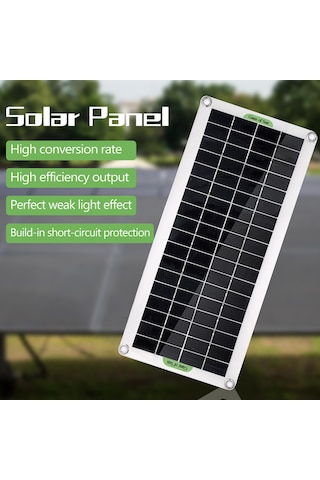 Aubyhe 30w Esnek Solar Paneli Seti - Güç Regülatörü, Süspansiyon Çantaları Ve Araç Şarj Aleti İçeren Dış Mekan Acil Kiti