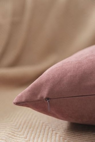 Koyu Pudra Sade Panorama Kırlent Kılıfı Çok Farklı Renk Seçeneğiyle, 40 X 40 Genel