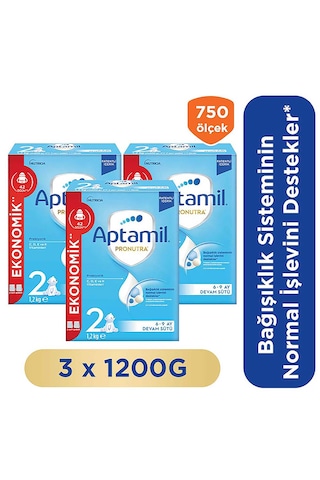 Aptamil 2 Devam Sütü 1200 G  3 Adet