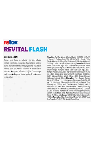Revital Flash Küçükbaş Hayvan İçin Verim Arttırıcı Yem Katkı 20kg