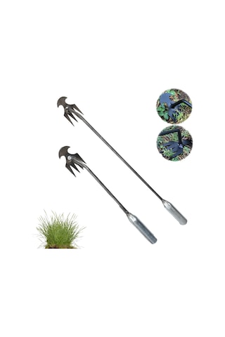 Foxyle Foxyle Weeder, Weed Çekme Aracı, 4 Diş Manganez Çelik Kökün