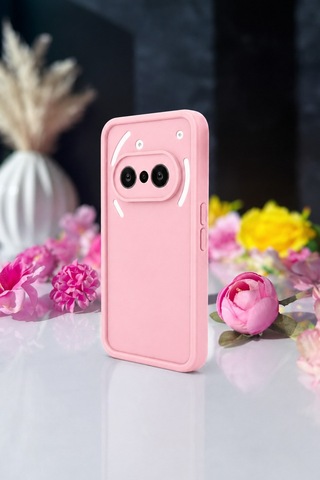 Nothing Phone 3a Uyumlu Kamera Çıkıntılı Mat Silikon Telefon Kılıfı Resimdeki