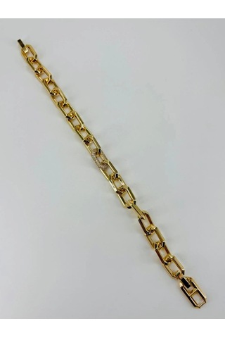 Tedar Renk Pirinç Cm Bileklik 17+2 Cm - Kbl0482 Najmaddin Standart