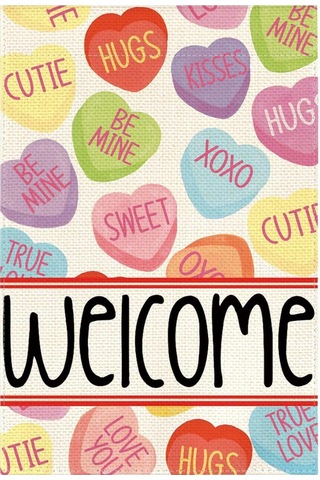 Homyl Sevgililer Günü Bahçe Bayrağı Parti Aksesuarları