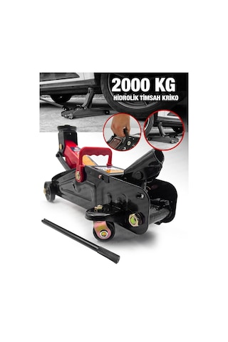 Moonshop 2 Ton Tekerlikli Arabalı Timsah Kriko Krikomoonshop