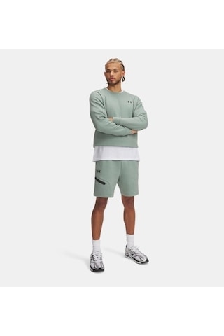 Under Armour Unstoppable Fleece Erkek Şort 1379809-348 Yeşil