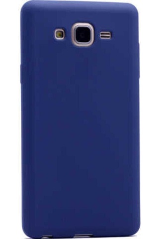 Galaxy On7 Kılıf Zore Premier Silikon Kapak Lacivert