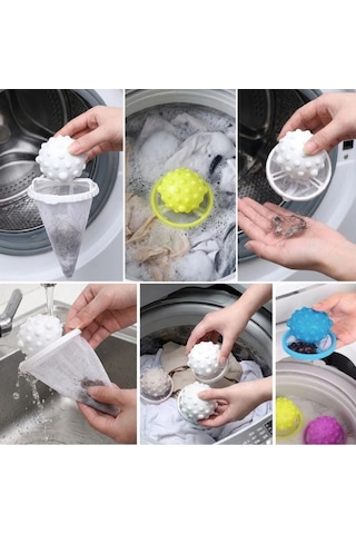 Mucit Home Çamaşır Makinesi Tüy Toplayıcı Filtre Yıkanabilir Saç Ve Tiftik Yakalama Aparatı Beyaz