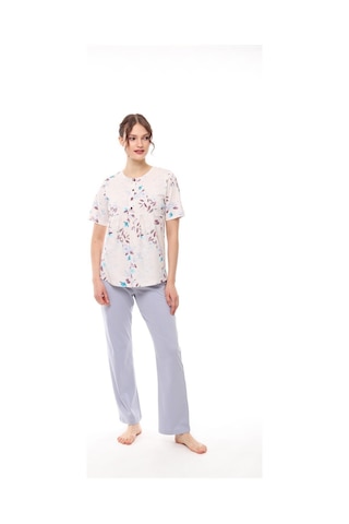 Pijadore 1450 Kadın Kısa Kollu Pijama Takım 001