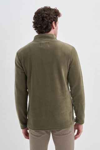 Cazador Erkek Polar Yarım Fermuar 5632 A.haki Haki