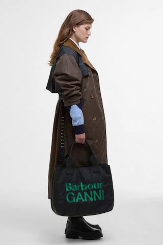 Barbour X Gannı Yağlı Tote Çanta Gn51 Duffle Bag Yesıl