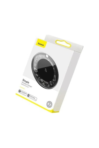 Baseus Simple 15w Upgraded Version Wireless Kablosuz Şarj Cihazı Şeffaf
