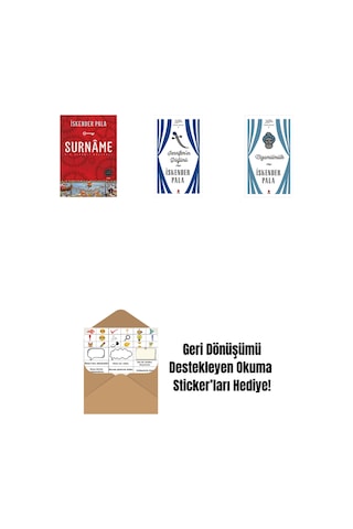 Surnâme - Bir Osmanlı Mâcerası + Jennifer In Düğünü Ciltli + Nizamülmülk Ciltli + Okuma Sticker'ları
