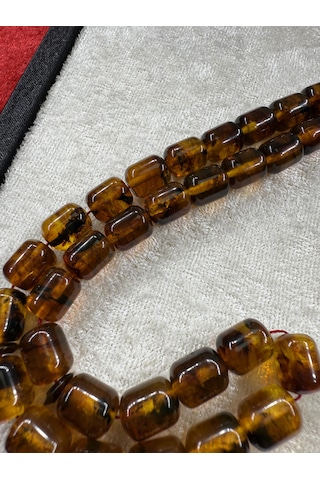 Albos Mücevherat Litvanya Damla Kehribar 20 Gram Tesbih Kapsül Kesim Sarı Aksesuar