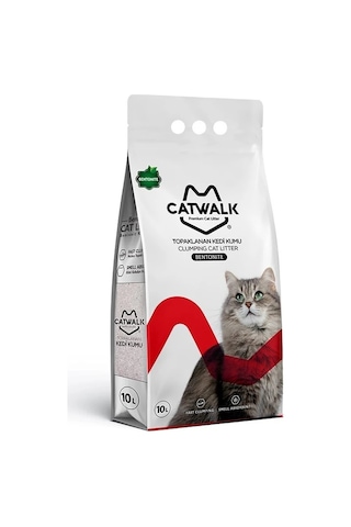 Catwalk Bentonit Topaklaşan Kedi Kumu 2 x 10 L