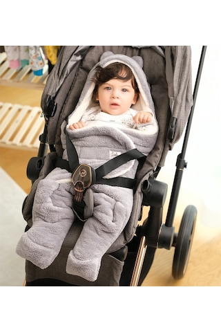 Owlishop Owli Dış Kundak 0-6 Ay Açık Gri