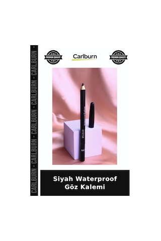 Özel Üretim Suya Dayanıklı Kömür Siyahı Makyaj Siyah Waterproof Göz Kalemi Diğer