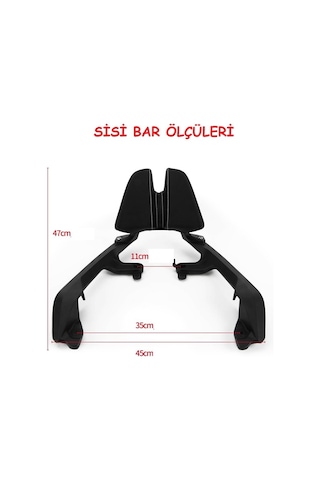 Honda X-adv 750 Sissy Bar Bağlantı Demiri Sırt Dayama Arasmto