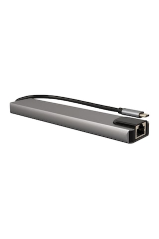 Powermaster Type-c 8in1 Hdmı Çok Fonksiyonlu Usb 3.0 Dock Station Apple Uyumlu MacBook - Pc - Playstation - Xbox