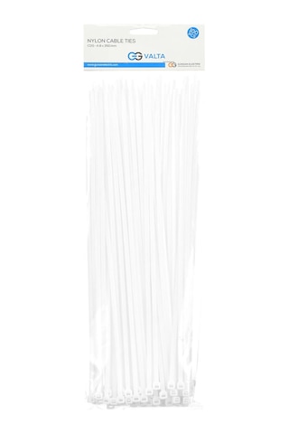 Günsan Beyaz 100'lü Kablo Bağı (35cm x 4.8mm)