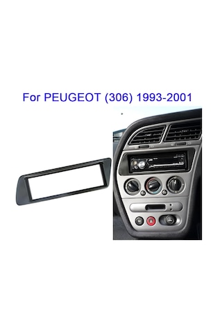 Peugeot 306 İle Uyumlu 1993-2001 1-dın Teyp Çerçevesi