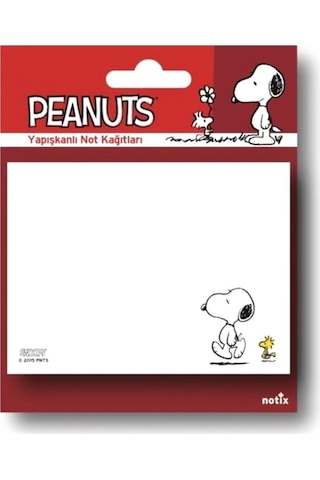 Snoopy Yapışkanlığı Not Kağıdı 50 Yaprak 2 Farklı Model