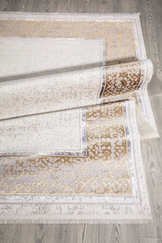 Saraz Halı Bambu Yıkanabilir Trend 1304 Gold