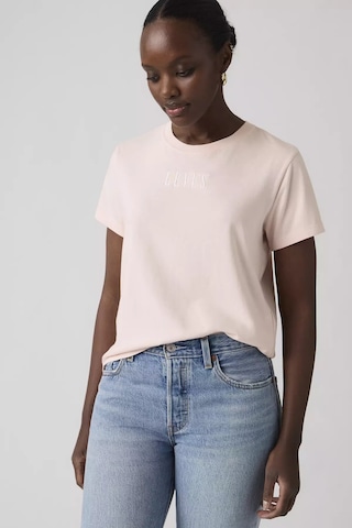 Levi's Kadın Bisiklet Yaka Pembe T-shirt - 005gv-0018 Pembe