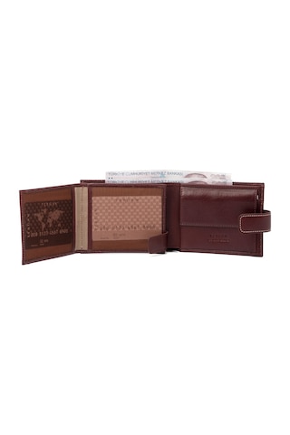 Tergan Taba Unisex Deri Cüzdanı 01638A99
