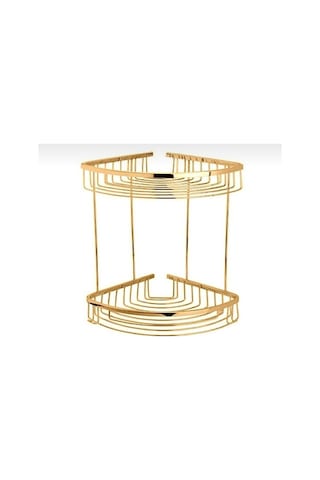 İsaoğlu Yapı Gold Şampuanlık Altın Şampuanlık Komple Pirinç Paslanmaz Parlak Gold Askılık Gold