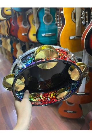 Renkli Zilli Tef - Siyah Mitello Filmli Kod6410