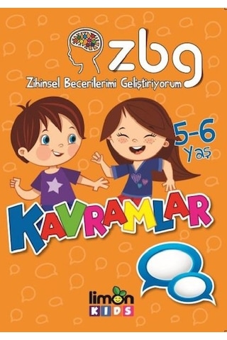 Kavramlar 5-6 Yaş-Zihinsel Becerilerimi Geliştiriyorum- Limonkids