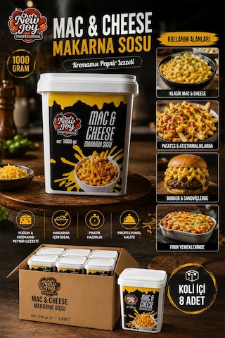 Mac Cheese Sos 1000 G X 8 Adet - 1 Koli Koli Bazlı Avantaj Paketi