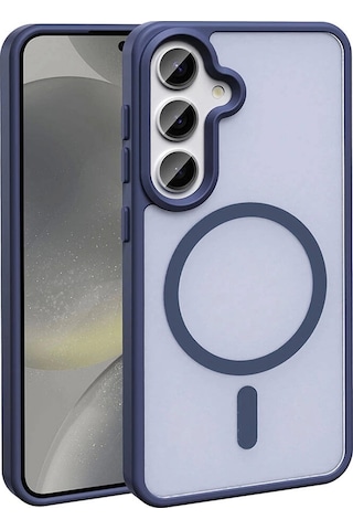 Galaxy Uyumlu S24 Plus Kılıf M-safe Şarj Özellikli Mat Arka Yüzey Zore Sio Kapak 1