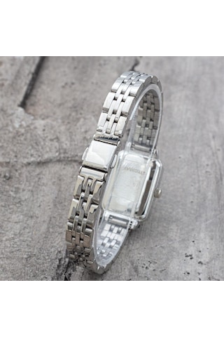 Luna Silver Kadran Gümüş Renk Kordon Kadın Saat ST-304197
