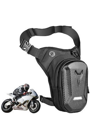 Yng 22cm Kabuk Su Geçirmez Bel Bacak Omuz Scooter Bisiklet Motorcu Bacak Ve Çapraz Çanta Diğer