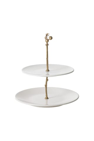 Mudo Home 2 Katlı Kiraz Sunumluk 21-27 Cm Çok Renkli