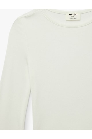 Koton 26yy59003194 Kız Çocuk Sweatshirt 6skg10371ak Ekru