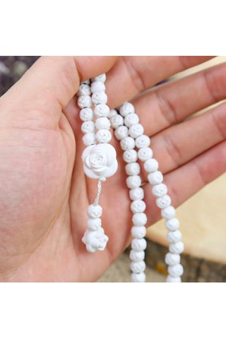 Nurdan Keskin Gül Kokulu Gül Işlemeli Tesbih